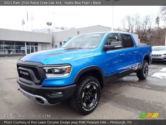 2021 Ram 1500 Rebel Crew Cab 4x4 in Hydro Blue Pearl