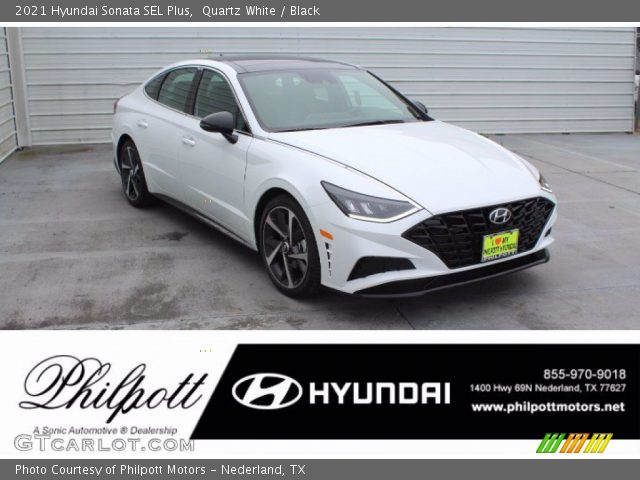 2021 Hyundai Sonata SEL Plus in Quartz White