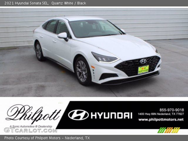 2021 Hyundai Sonata SEL in Quartz White
