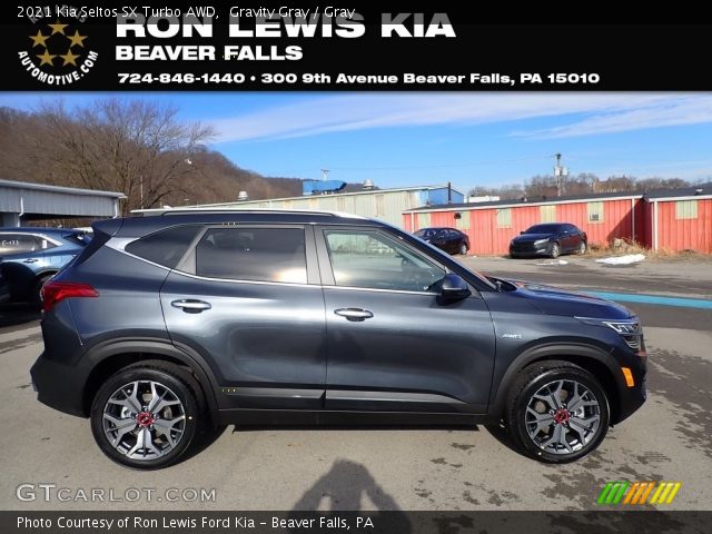 2021 Kia Seltos SX Turbo AWD in Gravity Gray