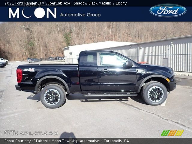 2021 Ford Ranger STX SuperCab 4x4 in Shadow Black Metallic
