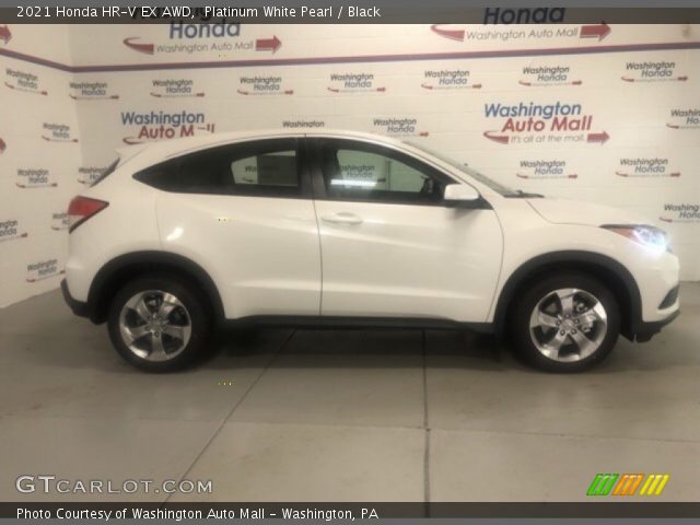 2021 Honda HR-V EX AWD in Platinum White Pearl