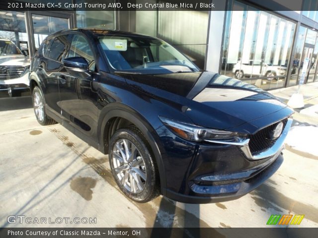 2021 Mazda CX-5 Grand Touring AWD in Deep Crystal Blue Mica