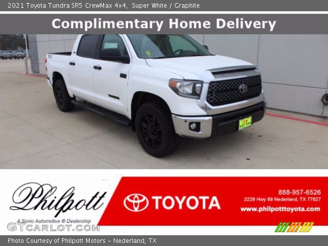 2021 Toyota Tundra SR5 CrewMax 4x4 in Super White