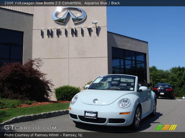 2006 Volkswagen New Beetle 2.5 Convertible in Aquarius Blue