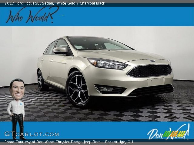 2017 Ford Focus SEL Sedan in White Gold
