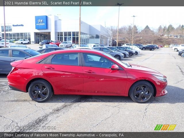 2021 Hyundai Elantra SEL in Scarlet Red Pearl