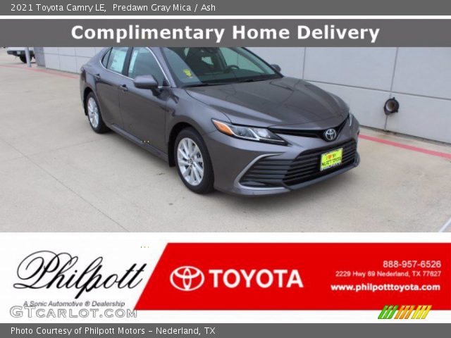 2021 Toyota Camry LE in Predawn Gray Mica
