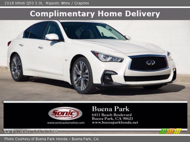 2018 Infiniti Q50 3.0t in Majestic White