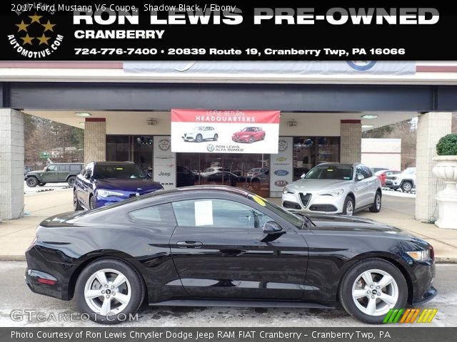 2017 Ford Mustang V6 Coupe in Shadow Black