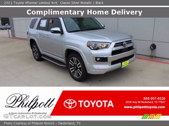 2021 Toyota 4Runner Limited 4x4 in Classic Silver Metallic