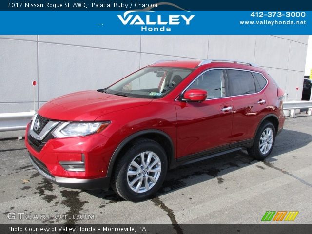 2017 Nissan Rogue SL AWD in Palatial Ruby