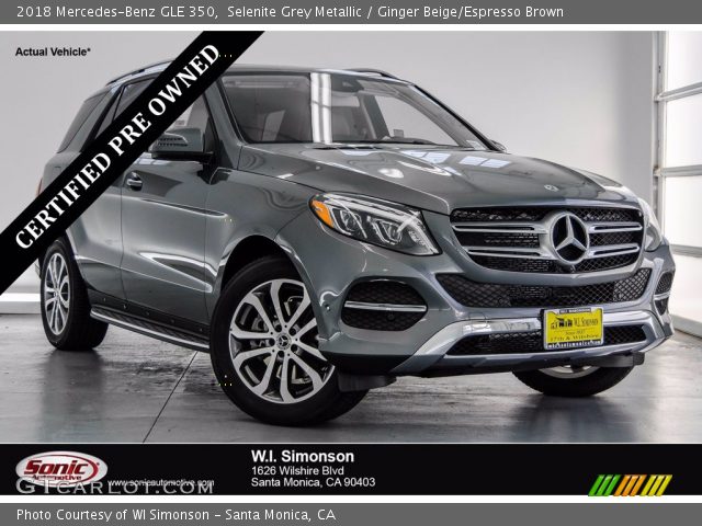 2018 Mercedes-Benz GLE 350 in Selenite Grey Metallic