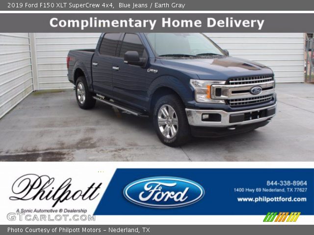 2019 Ford F150 XLT SuperCrew 4x4 in Blue Jeans