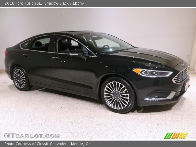 2018 Ford Fusion SE in Shadow Black