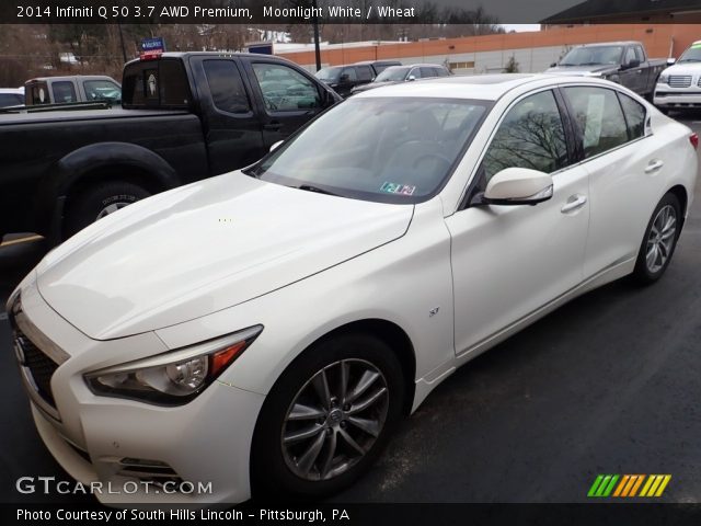 2014 Infiniti Q 50 3.7 AWD Premium in Moonlight White