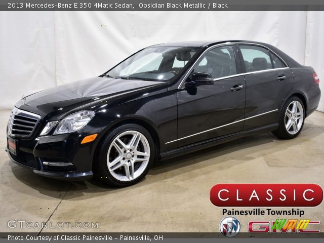 2013 Mercedes-Benz E 350 4Matic Sedan in Obsidian Black Metallic