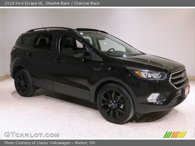 2018 Ford Escape SE in Shadow Black