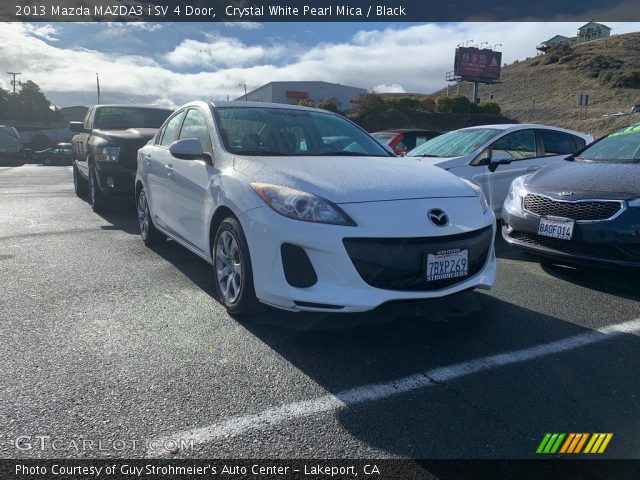2013 Mazda MAZDA3 i SV 4 Door in Crystal White Pearl Mica