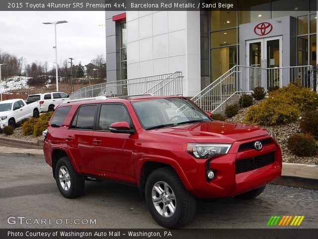 2015 Toyota 4Runner SR5 Premium 4x4 in Barcelona Red Metallic
