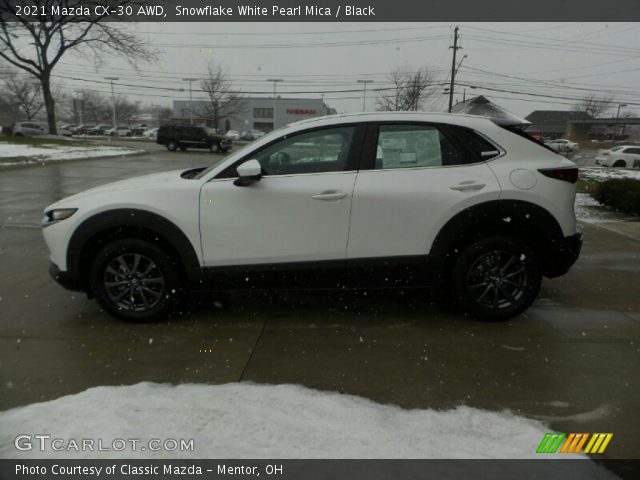 2021 Mazda CX-30 AWD in Snowflake White Pearl Mica