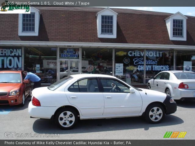 2005 Nissan Sentra 1.8 S in Cloud White