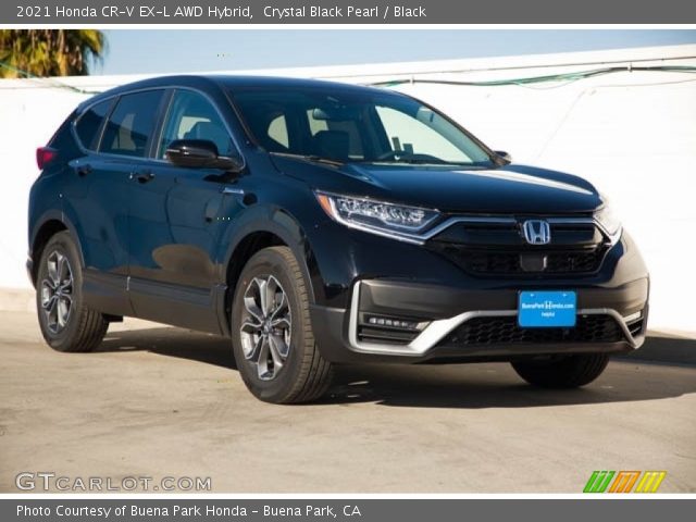 2021 Honda CR-V EX-L AWD Hybrid in Crystal Black Pearl