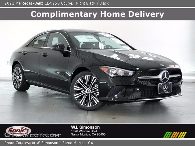 2021 Mercedes-Benz CLA 250 Coupe in Night Black