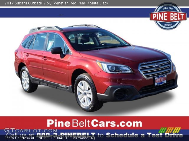 2017 Subaru Outback 2.5i in Venetian Red Pearl