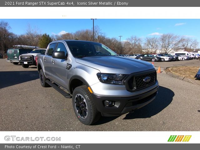 2021 Ford Ranger STX SuperCab 4x4 in Iconic Silver Metallic