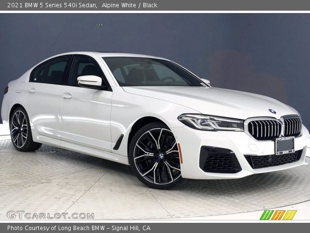 2021 BMW 5 Series 540i Sedan in Alpine White