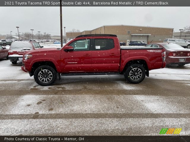 2021 Toyota Tacoma TRD Sport Double Cab 4x4 in Barcelona Red Metallic