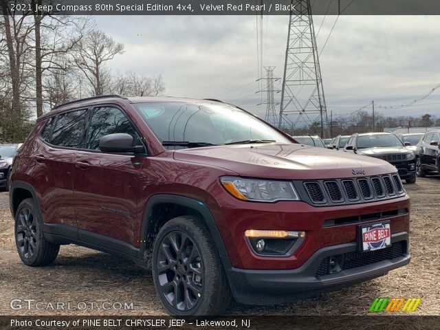 2021 Jeep Compass 80th Special Edition 4x4 in Velvet Red Pearl