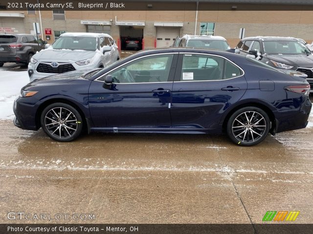 2021 Toyota Camry SE in Blueprint