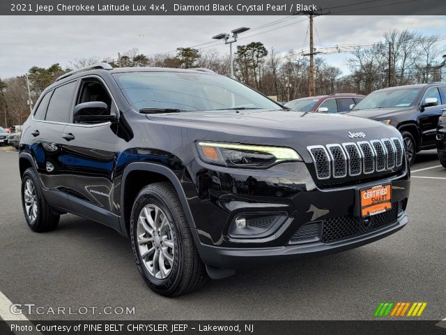 2021 Jeep Cherokee Latitude Lux 4x4 in Diamond Black Crystal Pearl