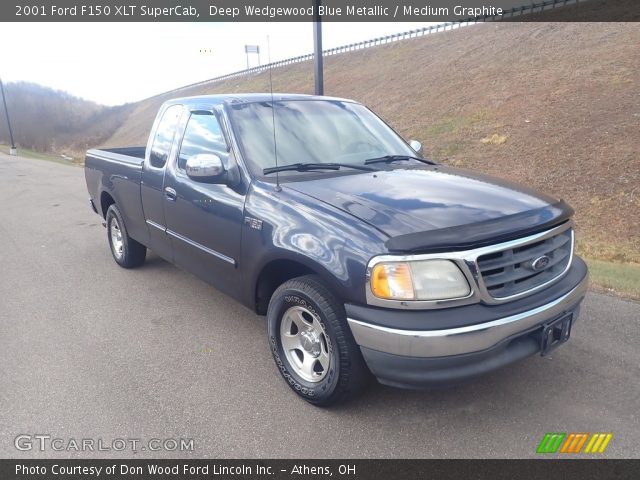 2001 Ford F150 XLT SuperCab in Deep Wedgewood Blue Metallic