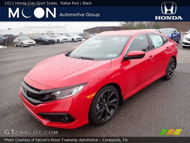 2021 Honda Civic Sport Sedan in Rallye Red