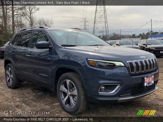 2021 Jeep Cherokee Limited 4x4 in Slate Blue Pearl