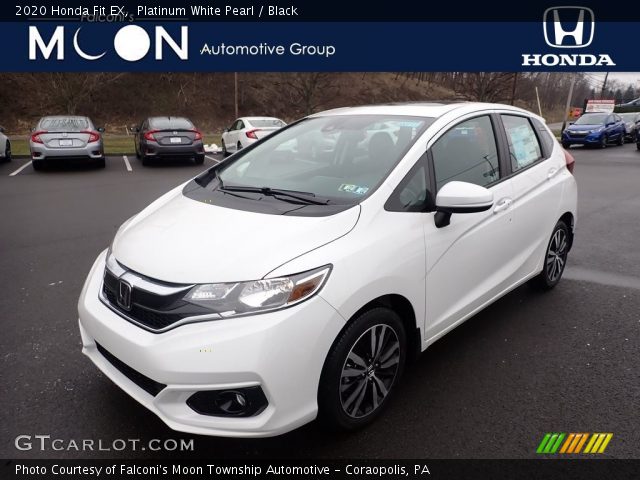 2020 Honda Fit EX in Platinum White Pearl