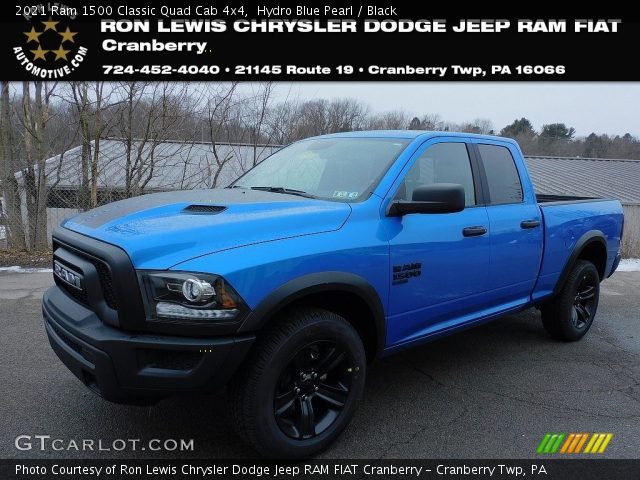 2021 Ram 1500 Classic Quad Cab 4x4 in Hydro Blue Pearl