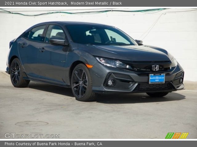 2021 Honda Civic Sport Hatchback in Modern Steel Metallic
