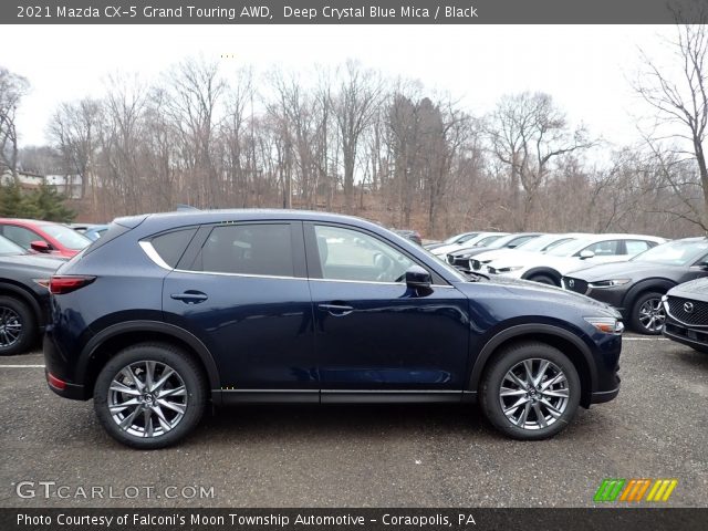 2021 Mazda CX-5 Grand Touring AWD in Deep Crystal Blue Mica