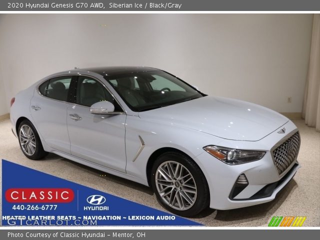 2020 Hyundai Genesis G70 AWD in Siberian Ice
