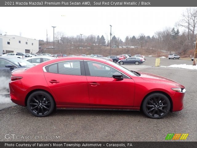 2021 Mazda Mazda3 Premium Plus Sedan AWD in Soul Red Crystal Metallic