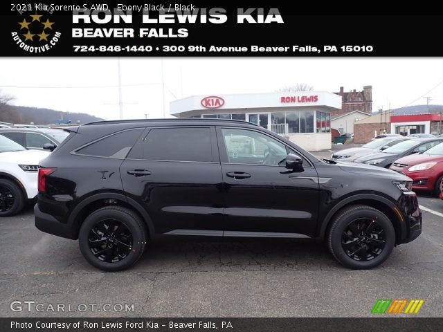2021 Kia Sorento S AWD in Ebony Black