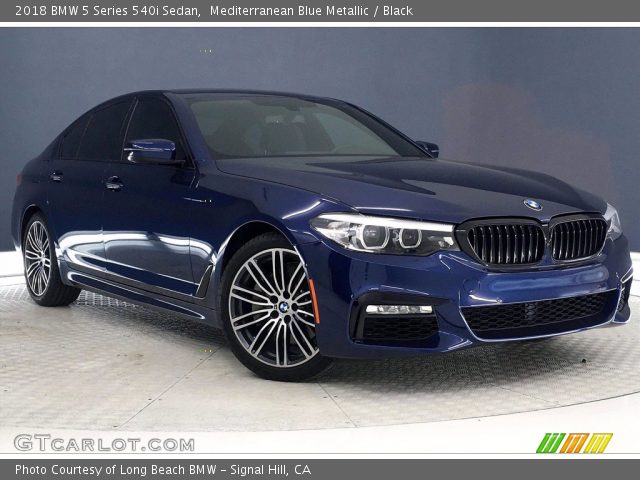 2018 BMW 5 Series 540i Sedan in Mediterranean Blue Metallic