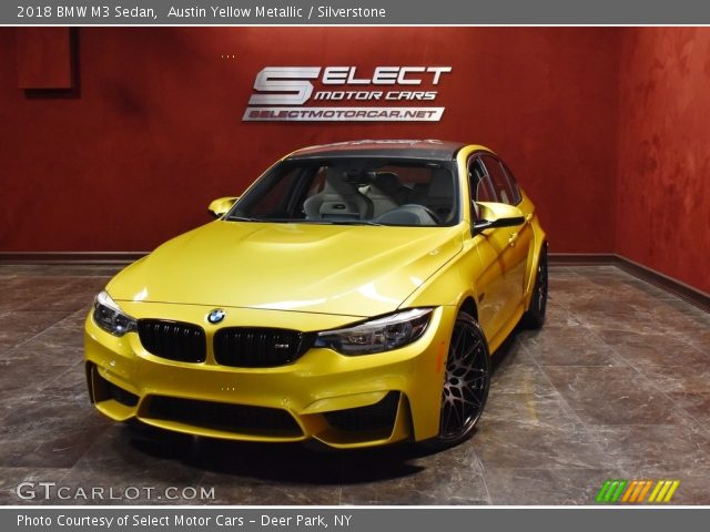2018 BMW M3 Sedan in Austin Yellow Metallic
