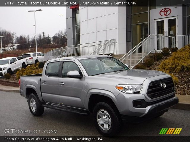 2017 Toyota Tacoma SR Double Cab 4x4 in Silver Sky Metallic