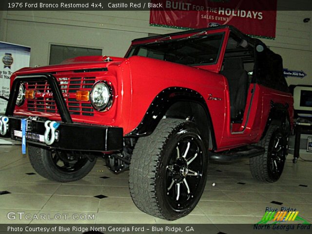 1976 Ford Bronco Restomod 4x4 in Castillo Red