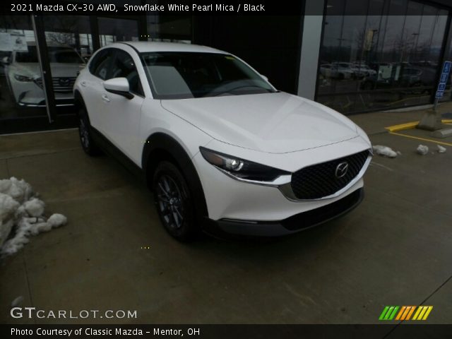 2021 Mazda CX-30 AWD in Snowflake White Pearl Mica